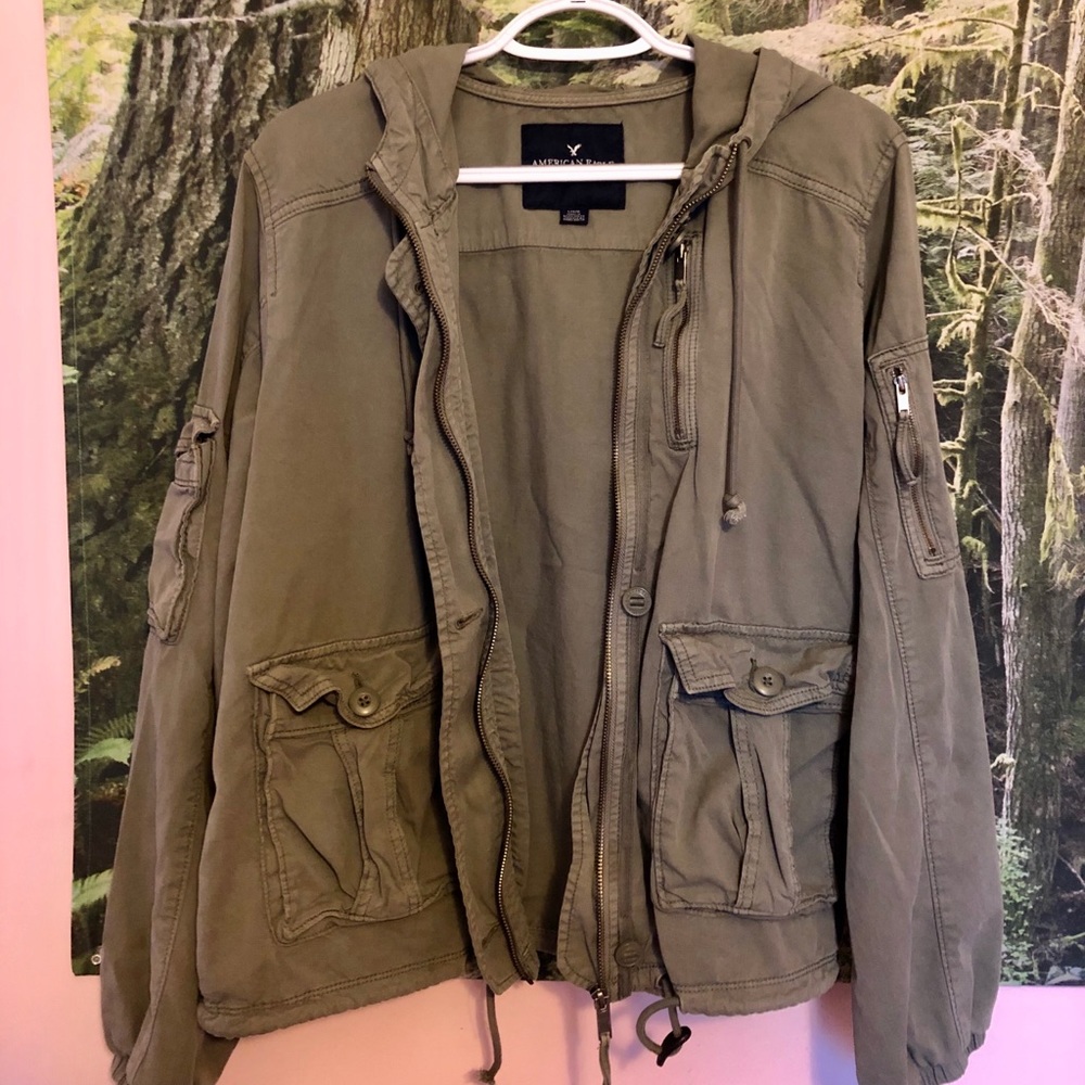AE Hooded Military Jacket
